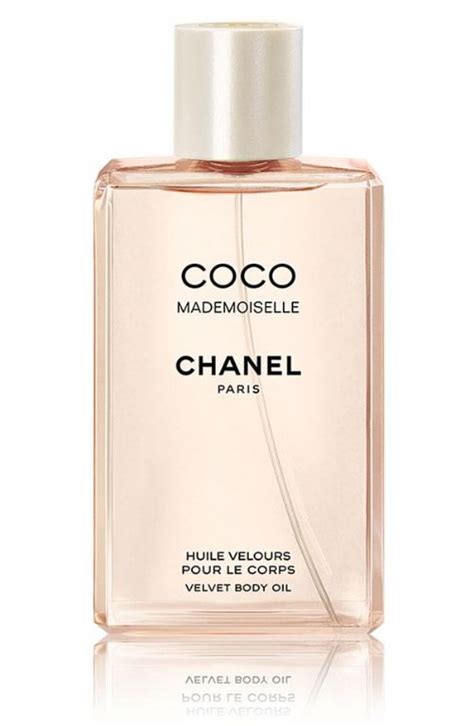 chanel chance body oil|coco chanel mademoiselle 6.8 oz.